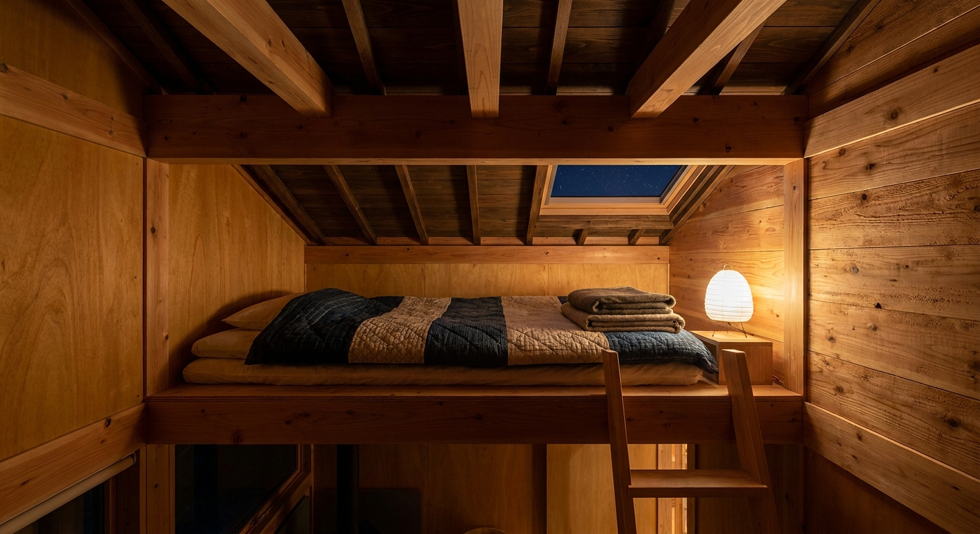 ロフト就寝スペース