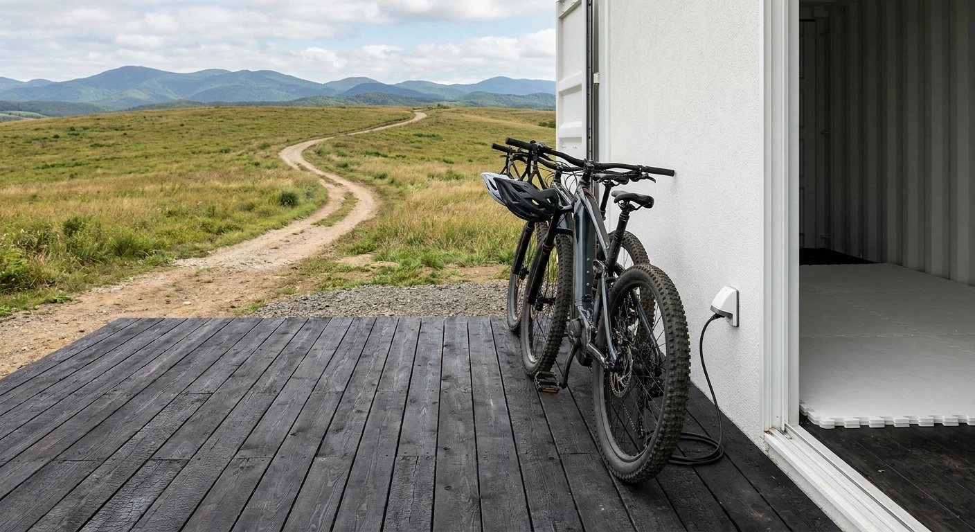 Eバイク — 雪解けの原野を駆ける弟子屈の春