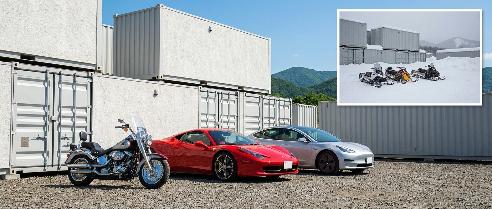 ZONE 05 ガレージ — ハーレー・スノーモービル・スバル