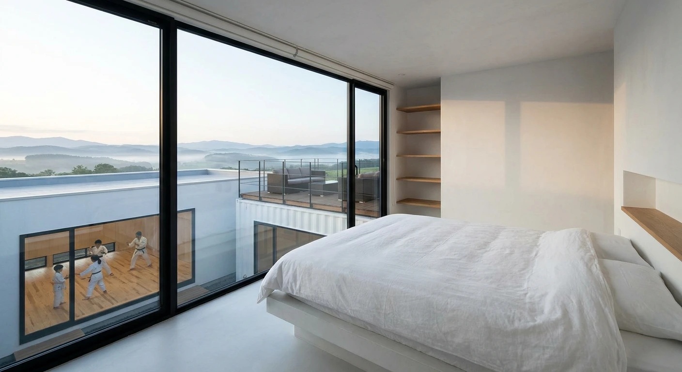 ZONE 06 寝室・キッチン — 北海道産食材と完全設備