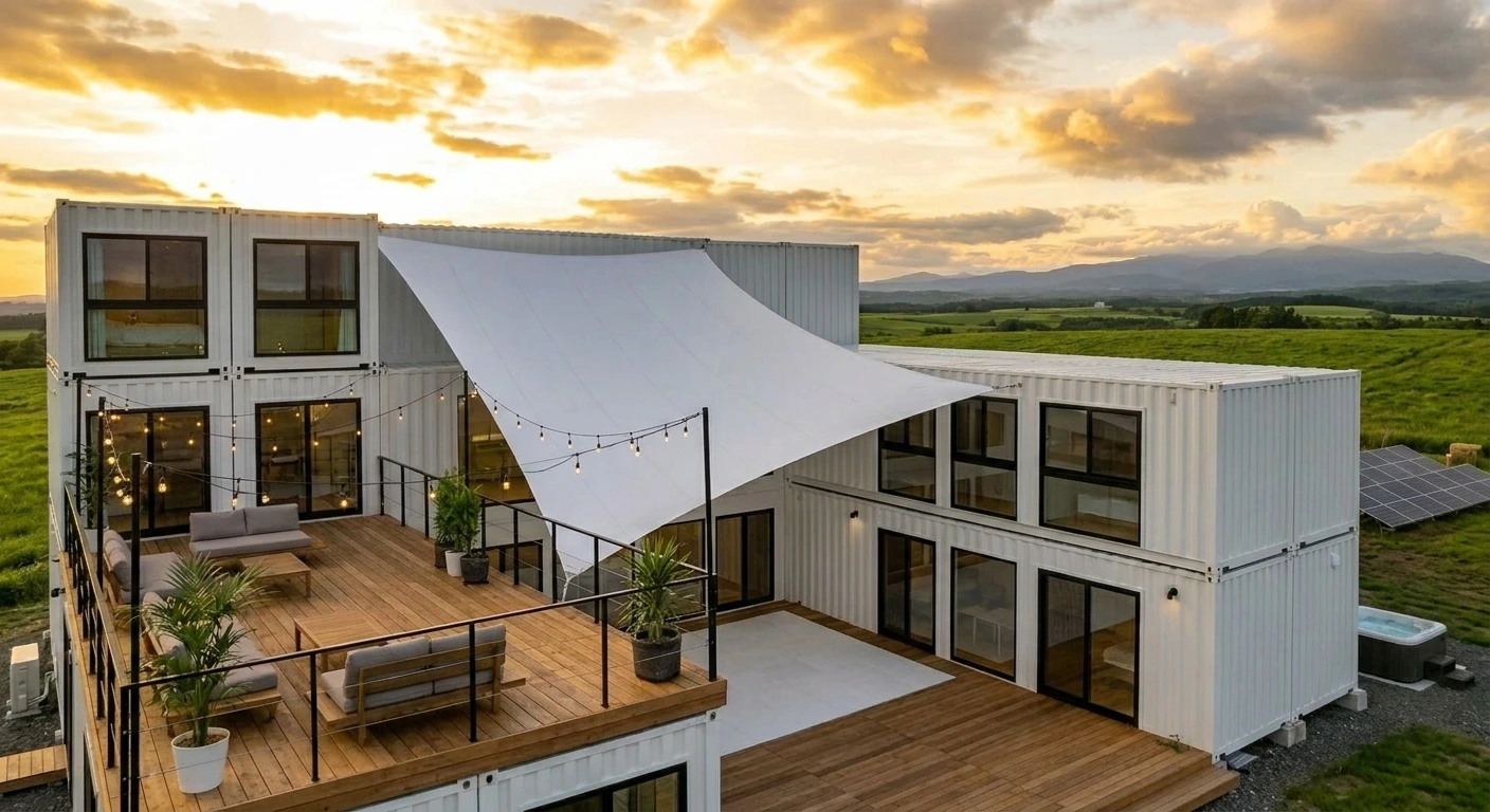 ZONE 04 屋上デッキ — 満天の星と焚き火