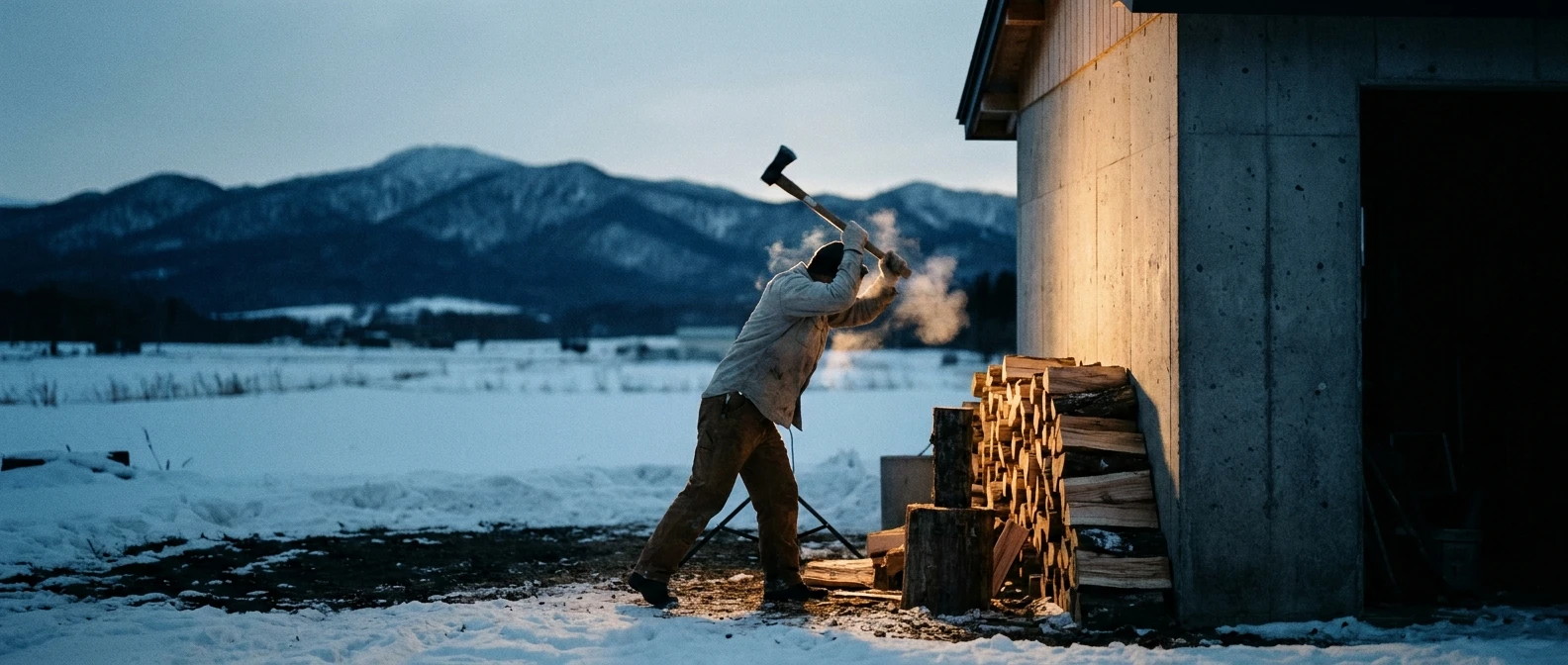 薪割り Work Party