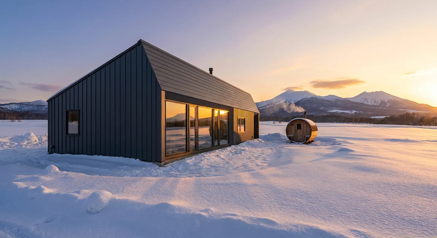 SOLUNA SIPs建築 — 北海道弟子屈 冬