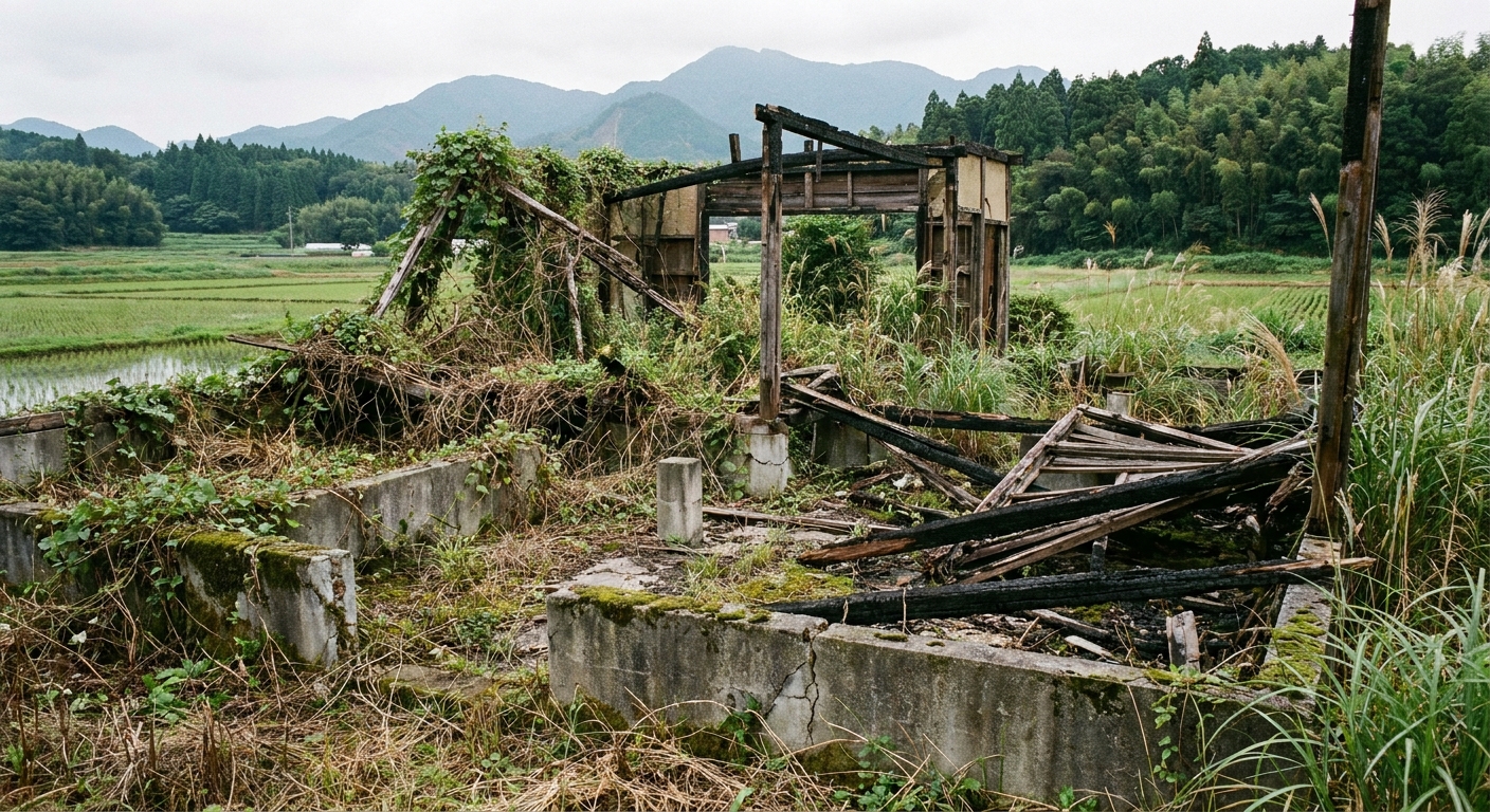 黒川温泉徒歩圏 廃屋・空き地 現状