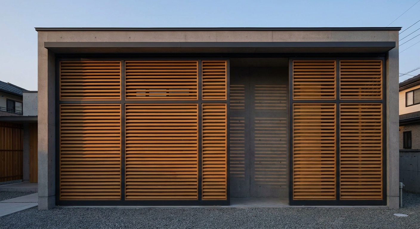 カラマツルーバーパネル