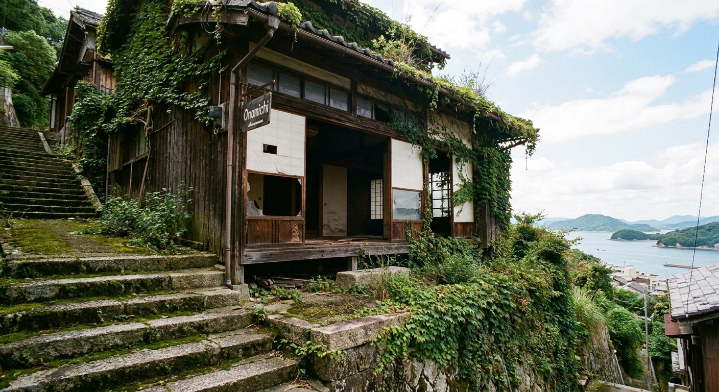 尾道 坂の町家 — 現状の物件