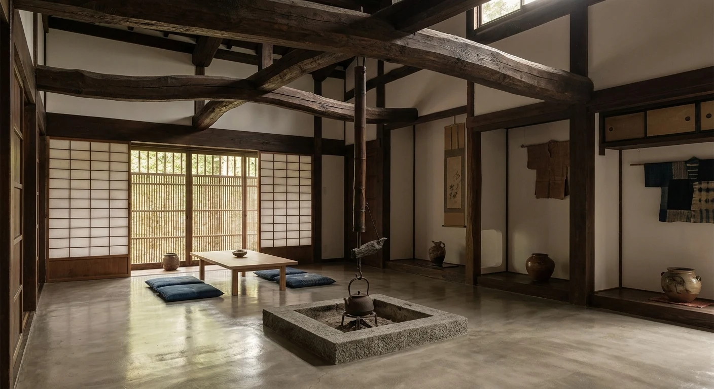 Before — 築70年の空き家内装